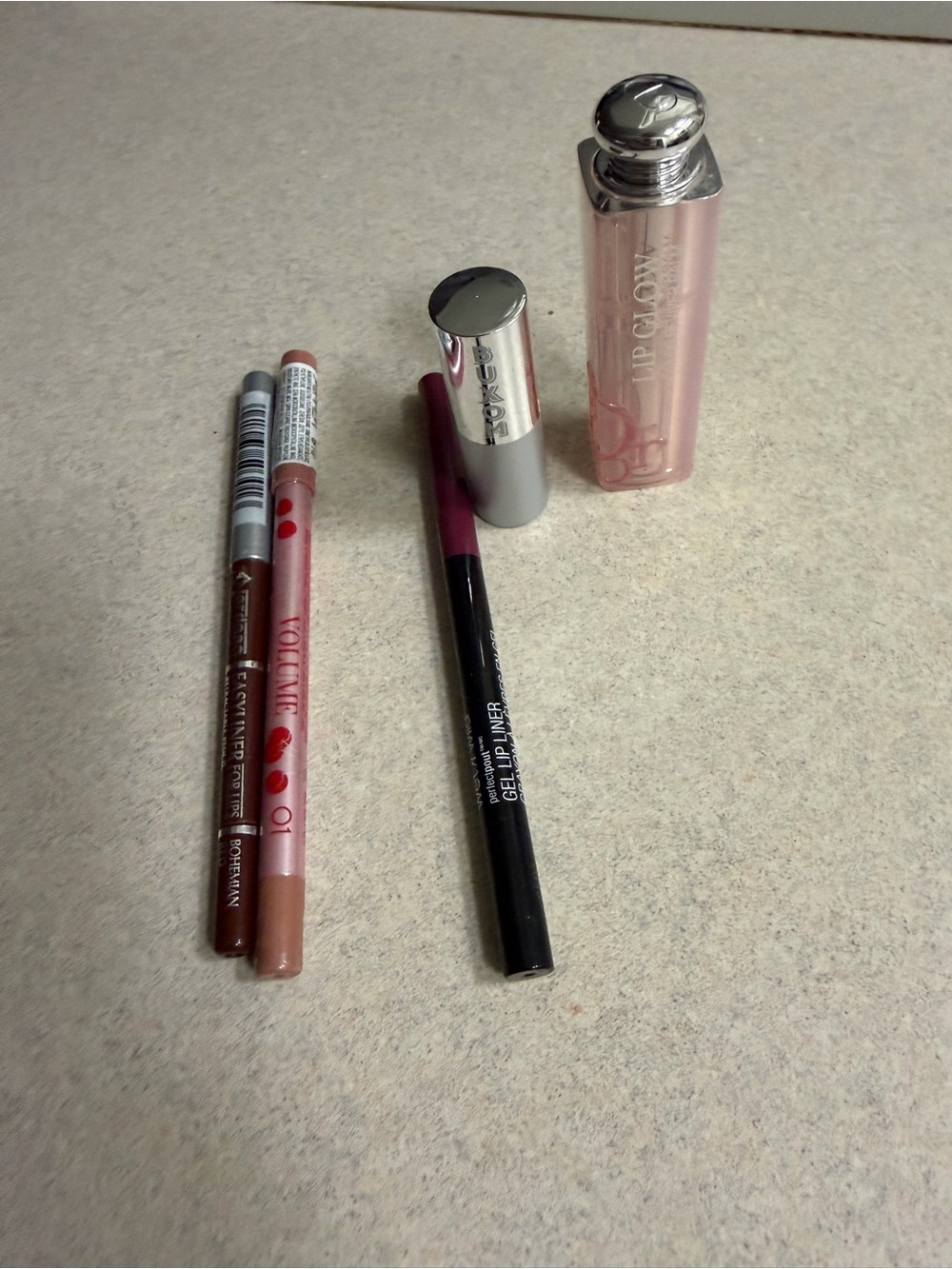 Dior Lip Glow Lipstick & Liner Set - Pink and Nude Tones